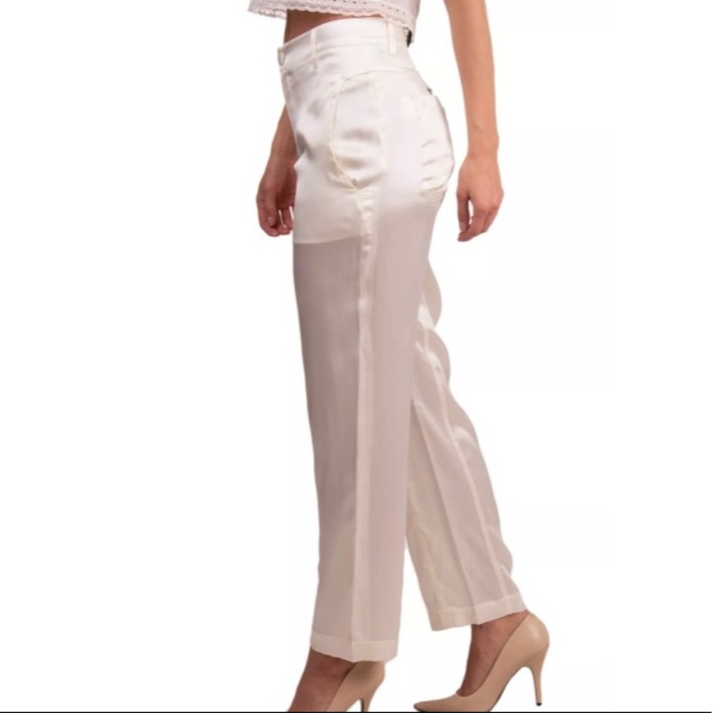FINAL PRICE BLUMARINE Silk pant SWAROVSKI Elements - Picture 10 of 10